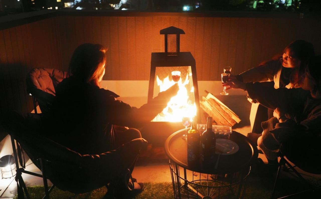 ヴィラ山間堂premier Garden Villa Bbq Bonfire Fuji View Annovillas Sankando Fujikawaguchiko Eksteriør bilde